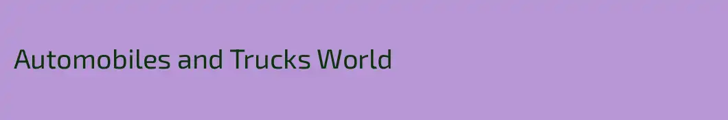 Automobiles and Trucks World